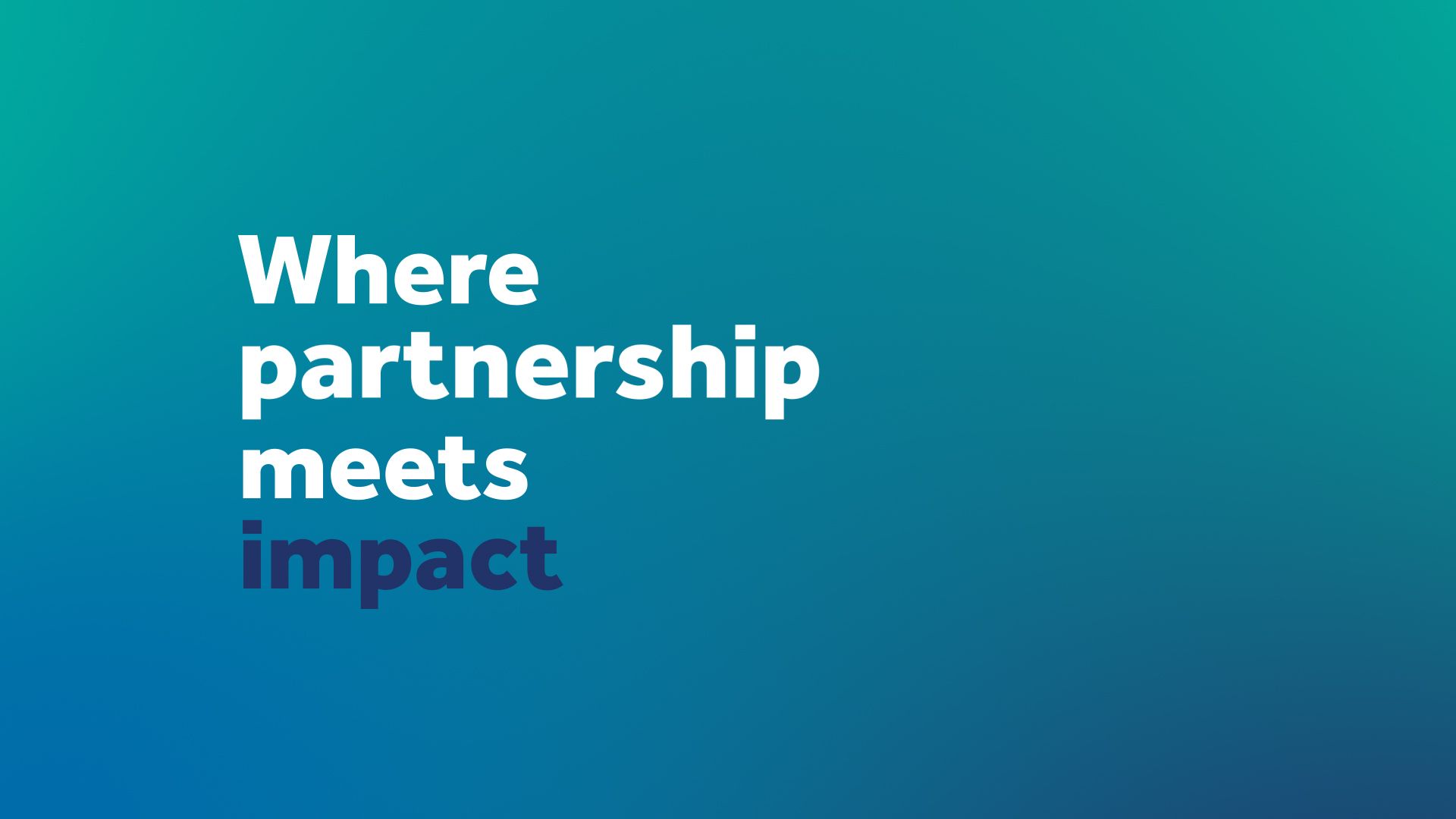 Where partnership meets impact - Sinclair